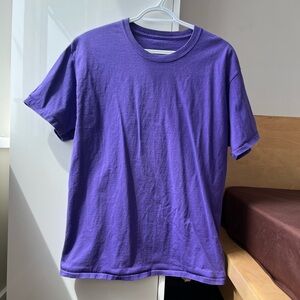 Champion Men’s Purple 100% Cotton T-Shirt - Large